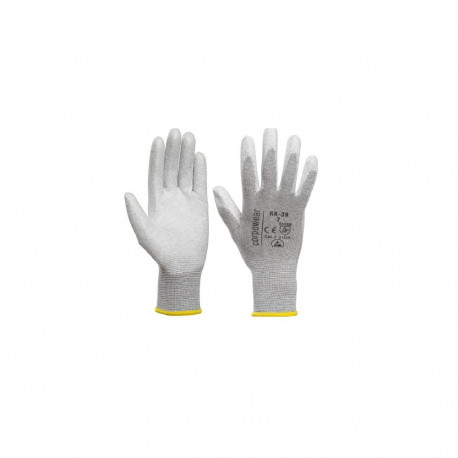 Nylon antistatic work gloves KK39 no.7