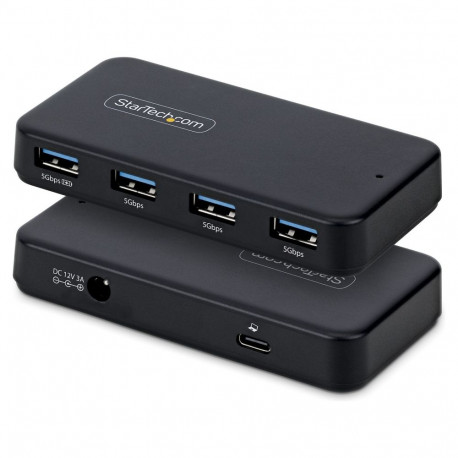 "STARTECH.COM 4-Port USB-A Hub 5Gbps Eigenstromversorgung 2-in-1 USB-C & USB-A Hostkabel 1x BC 1.2 L