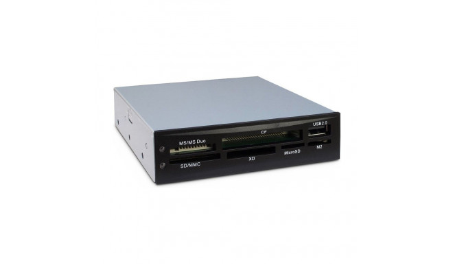 Inter-Tech mälukaardilugeja CI-02, must