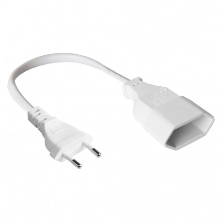 "Good Connections Euro-Verlängerung weiß 0,5m"