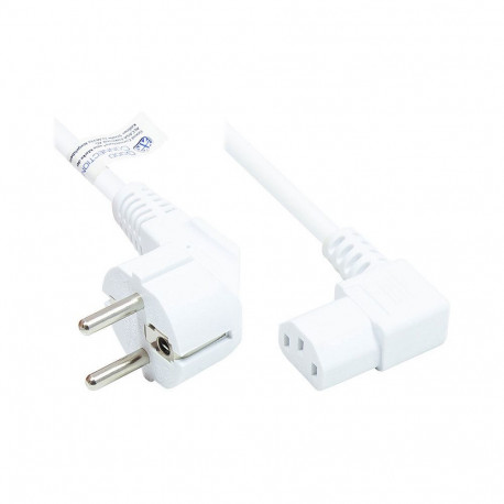 "Good Connections Schutzkontakt-St. gew.- C13 gew. weiß 3m"