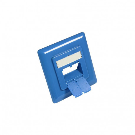 "Good Connections Zentralstück 50x50mm+Rahmen 80x80mm blau"