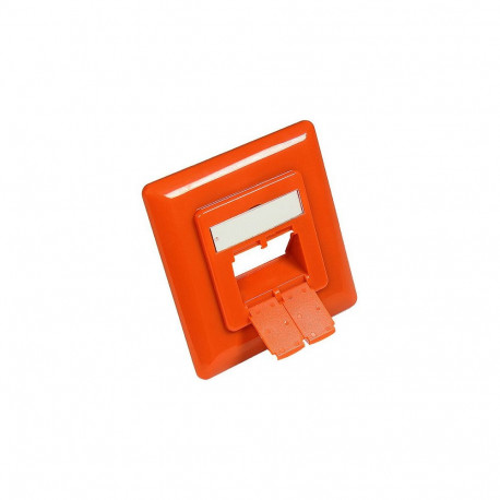 "Good Connections Zentralstück 50x50mm+Rahmen 80x80mm orange"