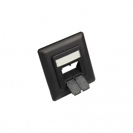 "Good Connections Zentralstück 50x50mm+Rahmen 80x80mm schw."