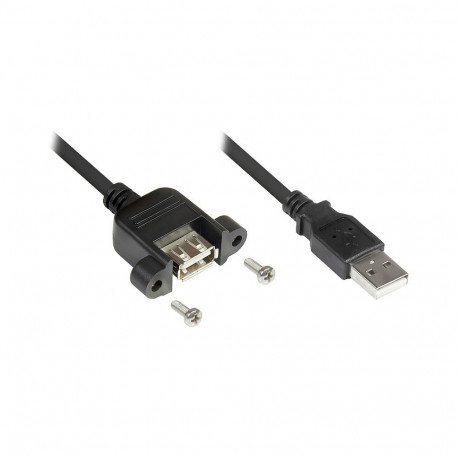 Good Connections USB 2.0 pikendus paneelpesaga 0,3m