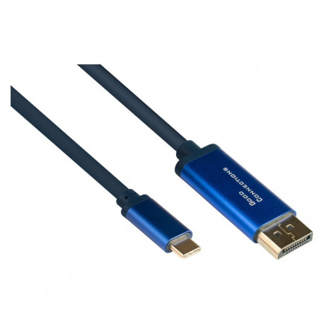 "Good Connections Adapterka SmartFLEX USB-C to DP1.2 blue 3m"