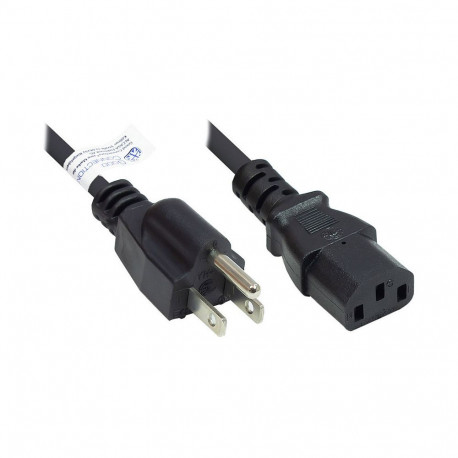 "Good Connections Netzkabel USA an C13 UL schw. 3m"