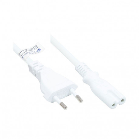 "Good Connections Euro-Netzkabel an C7/Euro 8 Bu. weiß 0,75m"