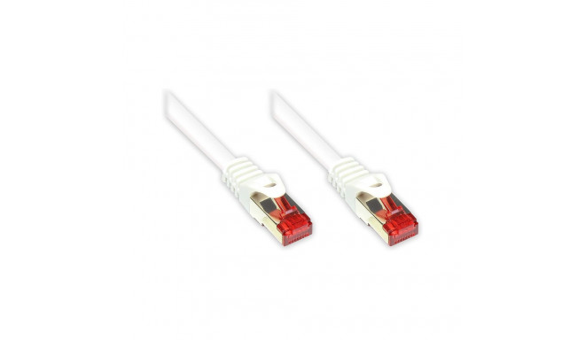 "Good Connections Cat.6 Patchkabel S/FTP weiß 0,15m"