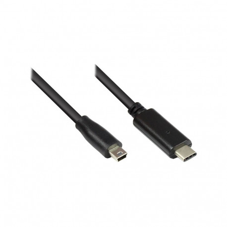 "Good Connections USB2.0 Kabel C-Mini B5pol. schw. 1m"