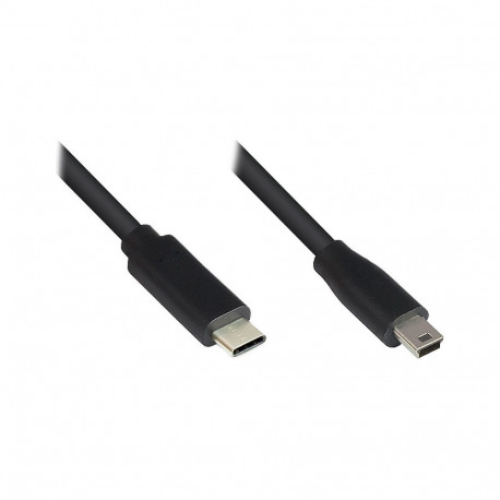 "Good Connections USB2.0 Kabel C-Mini B5pol. schw. 0,15m"