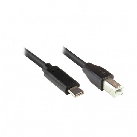 "Good Connections USB2.0 Kabel C-B schw. 3m"