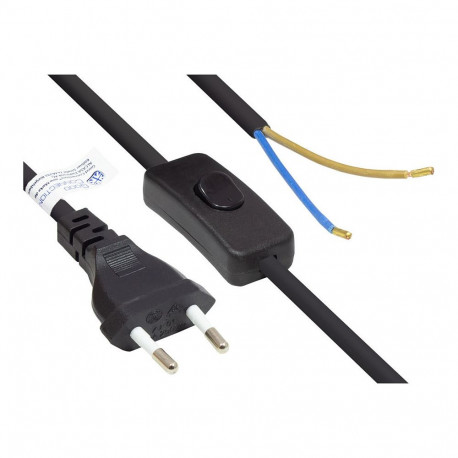 "Good Connections Euro-Netzkabel an open end schw. 1,5m"