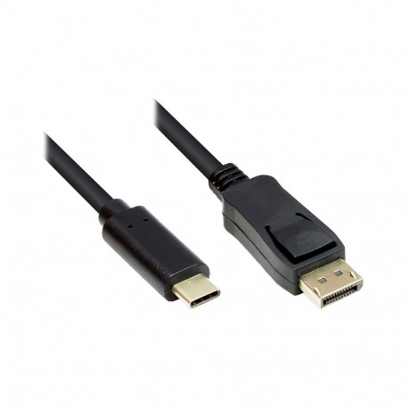 "Good Connections Adapterkabel USB-C an DP1.2 schwarz 1m"