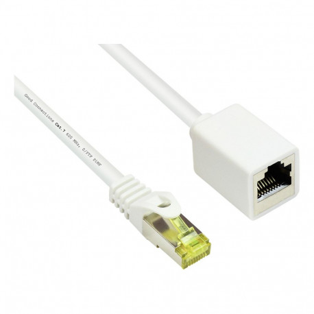 "Good Connections Patchkabelverl. m. Cat.7 RK weiß 0,5m"