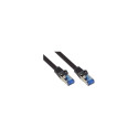 "Good Connections Cat.6A Patchkabel SmartFLEX HF schw. 0,25m"