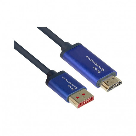 "Good Connections Kabel DP1.4-St.-HDMI2.0-St. blau 1m"