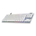 Logitech klaviatuur PRO X TKL RAPID (DE), valge