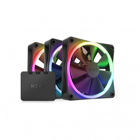 NZXT ventilaator F-Serie F120 RGB 120mm kolmikpakk RF-R12TF-B1, must