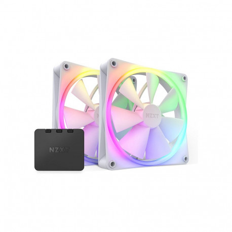 NZXT ventilaatorid F-Serie F140 RGB 140mm RF-R14DF-W1 kaksikpakk, valge