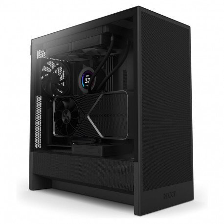 NZXT H5 FLOW CC-H52FB-01 klaaspaneeliga, must