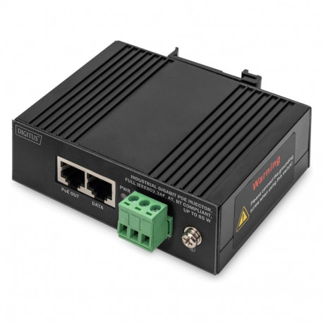 "Industrial Gigabit PoE Injector, full IEEE802.3af"