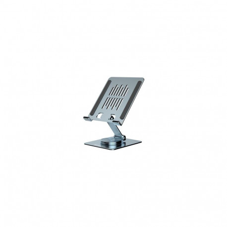 Conceptronic THANA09G Foldable Swivel Tablet Stand, 360° Rotating Base, Adjustable Height
