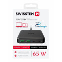 Swissten Desktop GaN Charger 2x USB-C /  2x USB / 65W