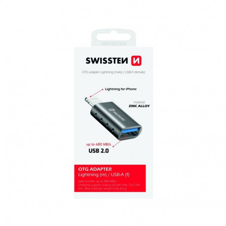 Swissten OTG Adapter Lightning to USB Connection