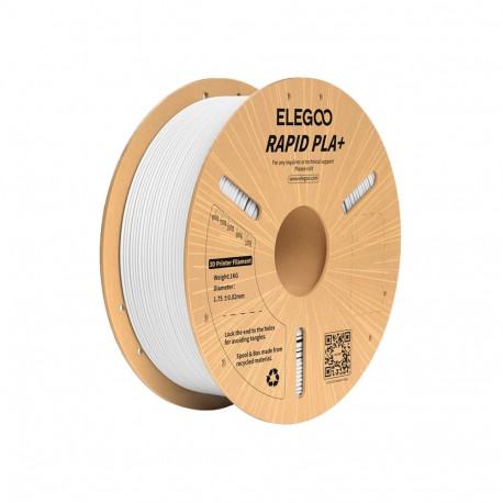 3D Printing Filament - ELEGOO Rapid PLA+ 1.75mm 1kg White