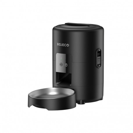 Pet Feeder - Rojeco 2L Automatic Food Dispenser (WiFi, 1-10 meals/day, stainless steel bowl)