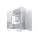 Computer Case - darkFlash B275 M-ATX ITX Tempered Glass White
