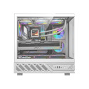 Computer Case - darkFlash DS950 ATX, tempered glass, cooling options, white