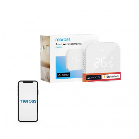 Smart Thermostat - Meross MTS215MA(EU) WiFi, Matter, for underfloor heating