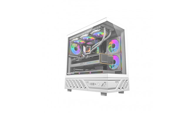 Computer Case - darkFlash DS950 Midi Tower ATX 6 Fans White