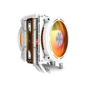 CPU Cooler - darkFlash E400 PLUS Dual-Fan, 235W TDP, ARGB White
