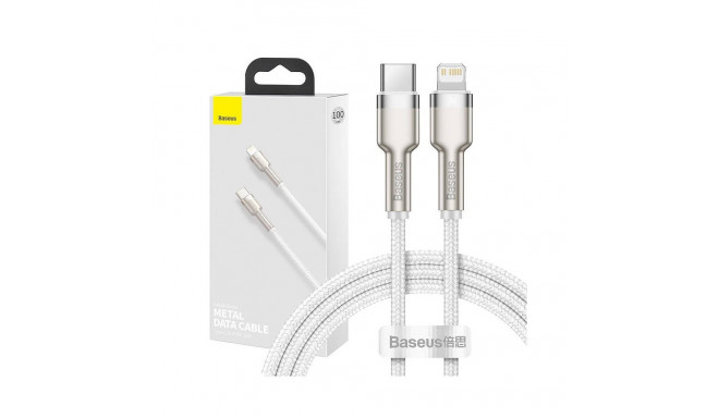 USB-C To Lightning Cable - Baseus Cafule, White