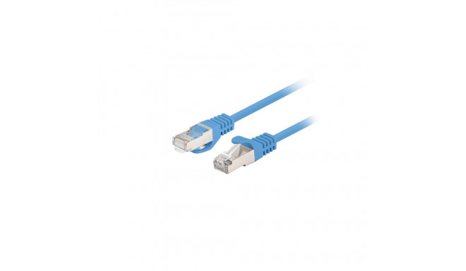 PATCHCORD CAT.6 FTP 1M BLUE FLUKE PASSED LANBERG 10-PACK