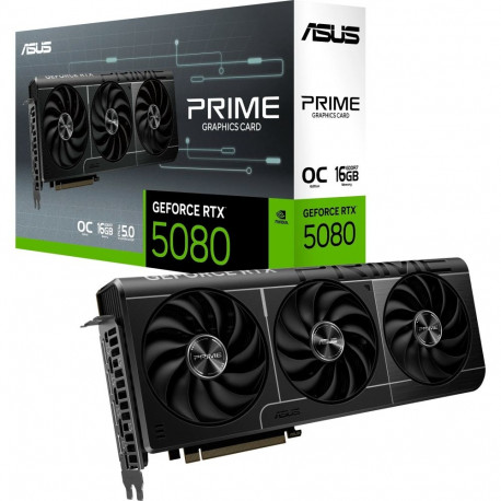 GeForce RTX 5080 PRIME OC (DLSS 4, 3x DisplayPort, 1x HDMI 2.1)