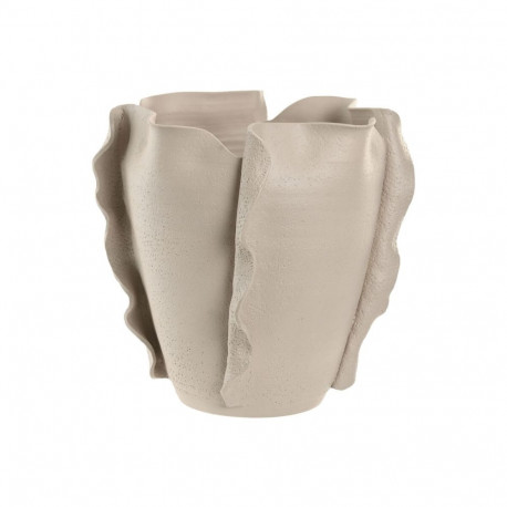 Vaas Home ESPRIT Valge Keraamiline Traditsionaalne stiil Kaasaegne 33 x 33 x 32 cm