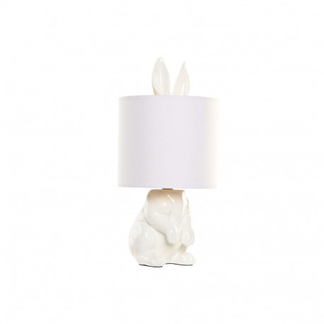 Desk lamp Home ESPRIT White Golden 50 W 220 V