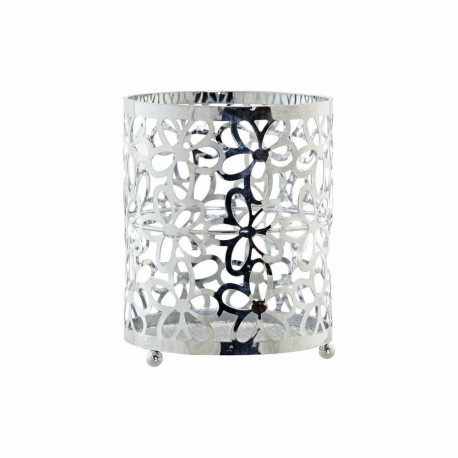 Söögiriistade korv DKD Home Decor Hõbedane Metall Karikakar 12 x 12 x 15 cm