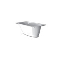 BATHTUB UNO 150X75 SMALL PANEL, DRAIN