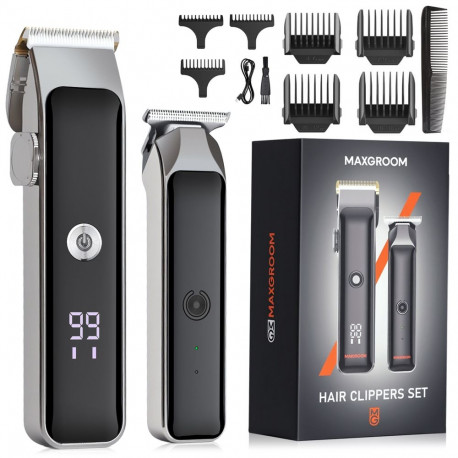 MAXGROOM ZC-F608 Hair Clipper with Trimmer - Black