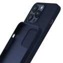 3mk Silicone Case for iPhone 15 Pro Max - Navy Blue
