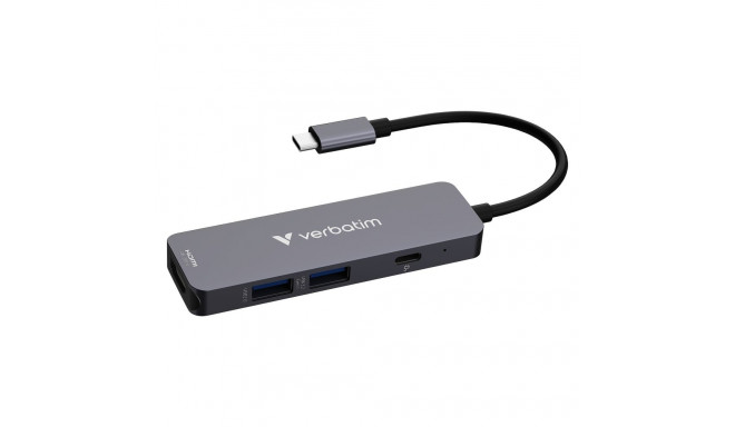 Verbatim multiport-jaotur Essentials USB-C 4-port