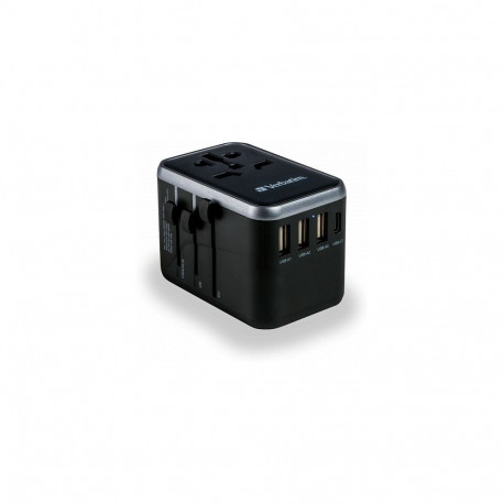 Verbatim universaalne reisiadapter UTA-04 3xUSB-A 2xUSB-C
