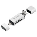 "SANDBERG Card Reader USB-C+USB+MicroUSB"