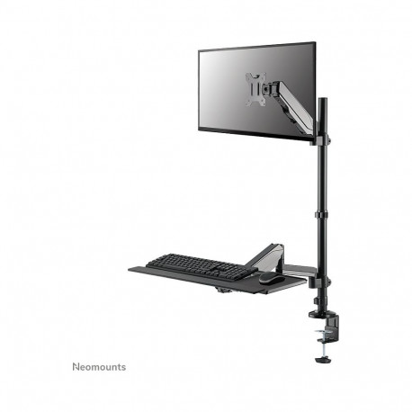 "Neomounts DS90-325BL1 höhenverstellbarer, tischmontierter Arbeitsplatz für 17-32"" Bildschirme - Sc