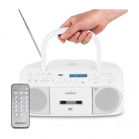 MEDION® LIFE® boombox DRX-1 Plus, valge